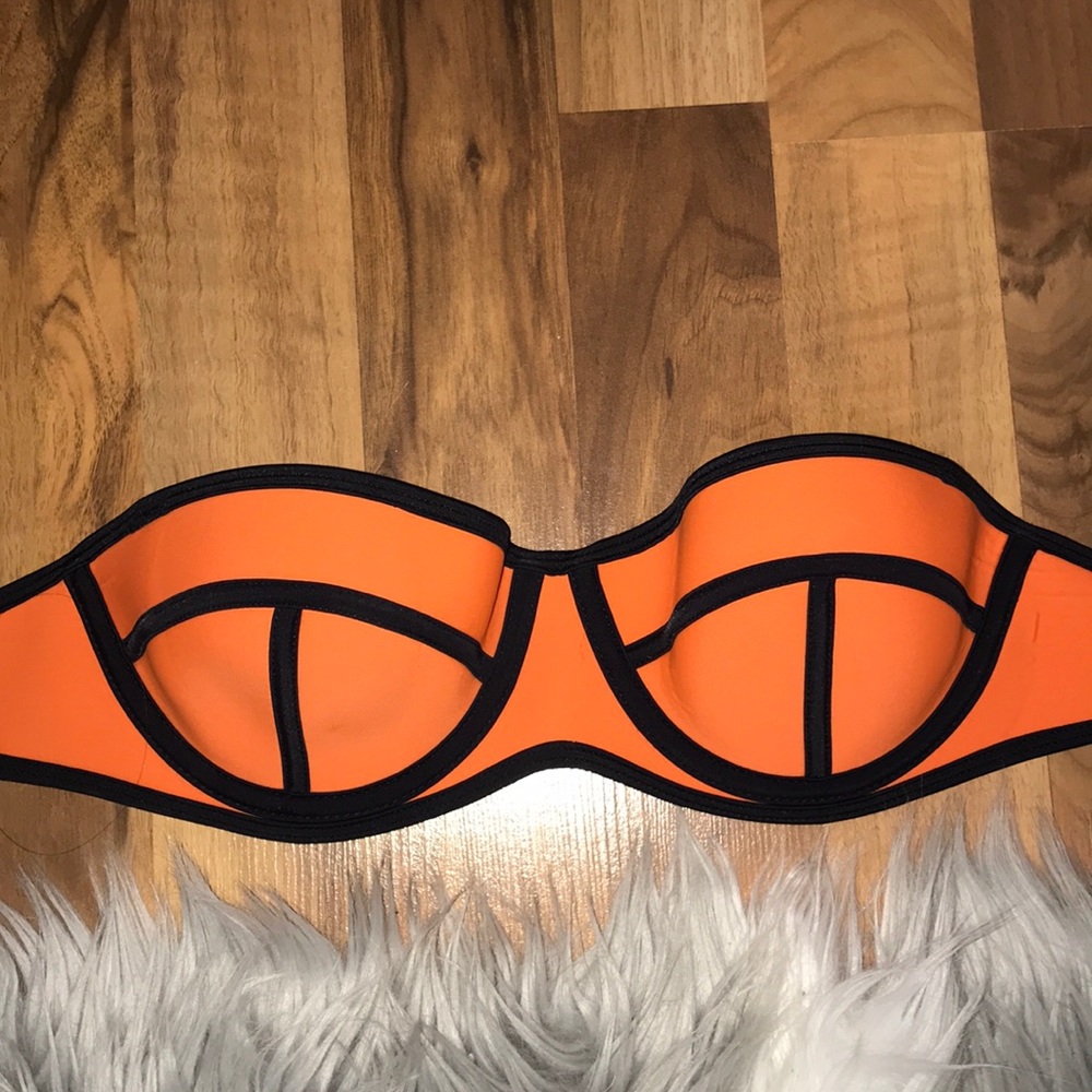Orange bikini top and bottoms!